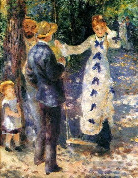  Renoir Malerei - die Schaukel Pierre Auguste Renoir